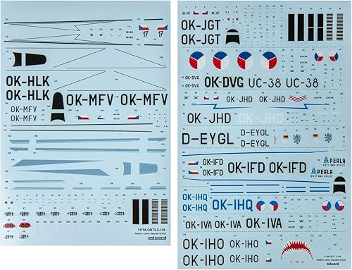 Miniatura 5 de Eduard EDK11156 1:48 Ltd Edit-Z-126 TREN R Kit de modelo de escala doble, color moldeado