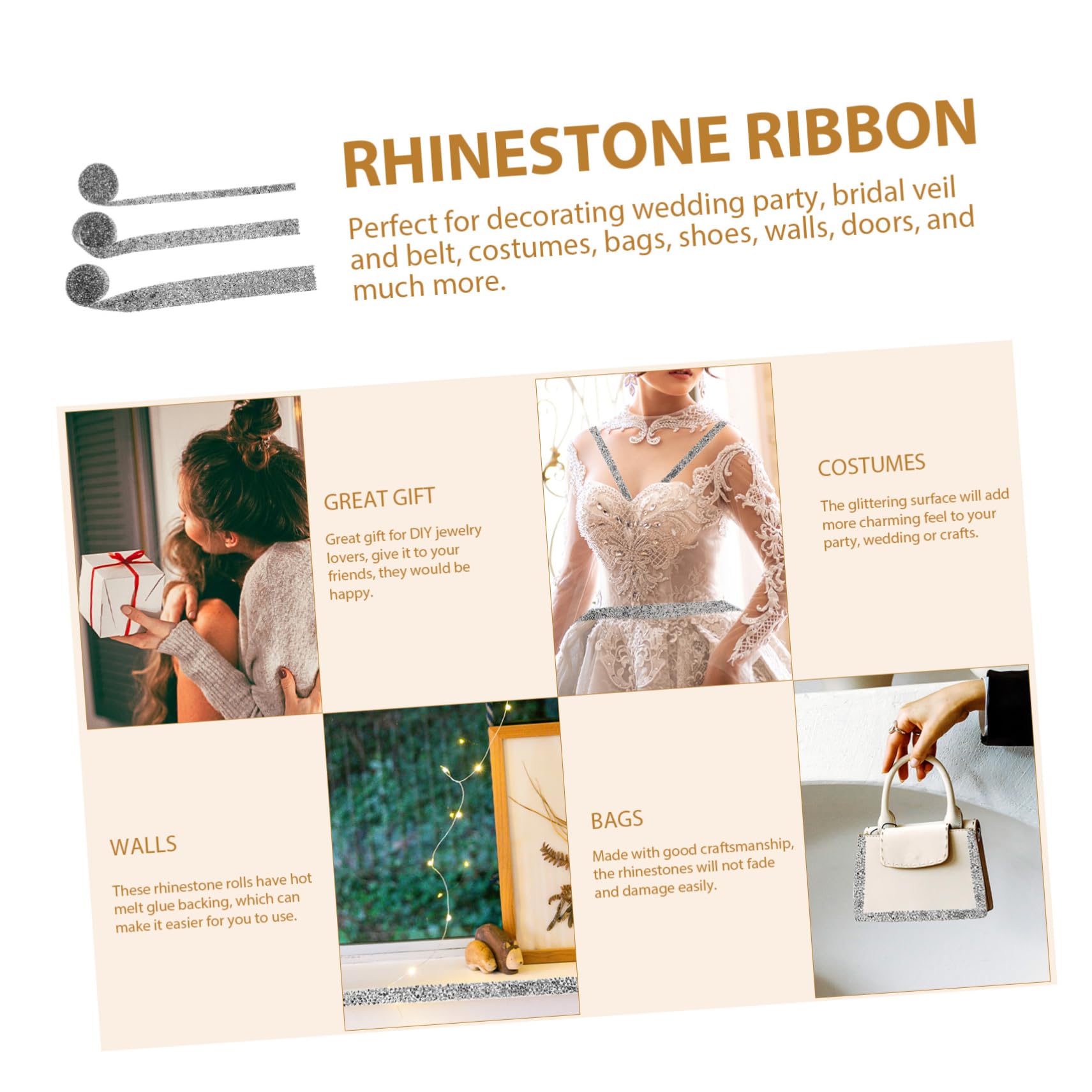 12pezzi Rhinestone Per Decorazioni Per Matrimonio Compleanno e Confezione
