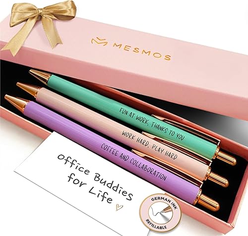 Miniatura 19 de MESMOS Juego de 3 bolígrafos elegantes, regalos de jefe de coordinador del caos para mujeres, gerente de oficina, regalos de liderazgo y