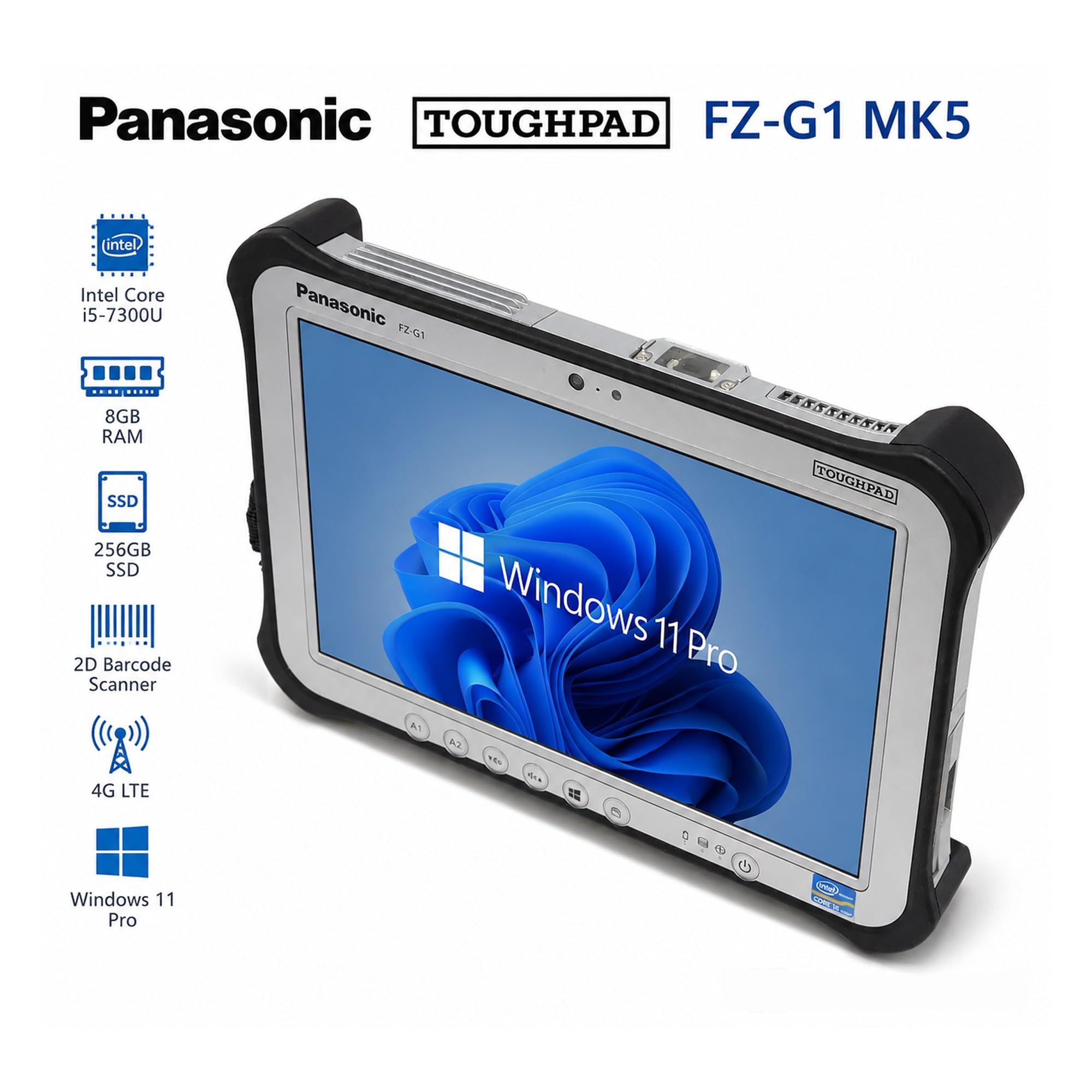 Amazon.com : Toughbook Panasonic G1, FZ-G1 MK5, Rugged Tablet