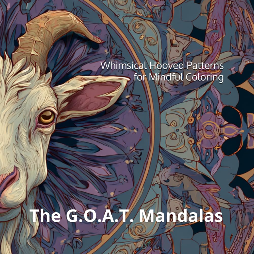 The G.O.A.T. Mandalas: Whimsical Hooved Patterns for Mindful Coloring