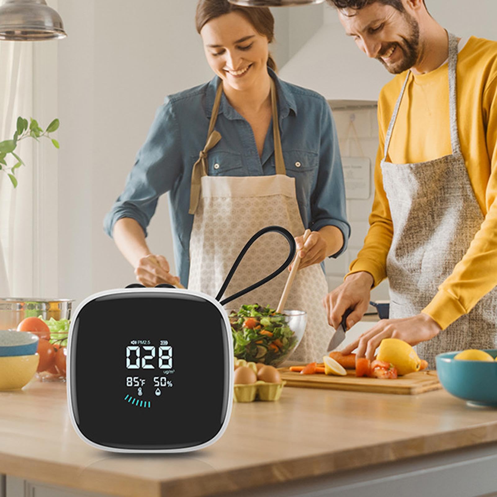 Monitor 'Aria PM2.5 Tester Qualità Aria Rilevatore Umidità E Temperatura