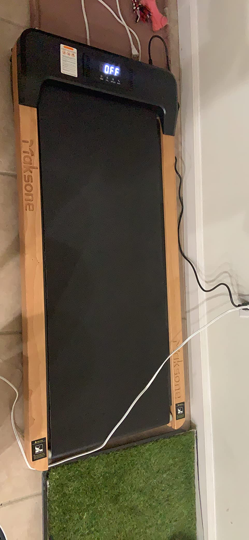 29/mo Finance Maksone Under Desk Treadmill, Wood Electric Treadmill