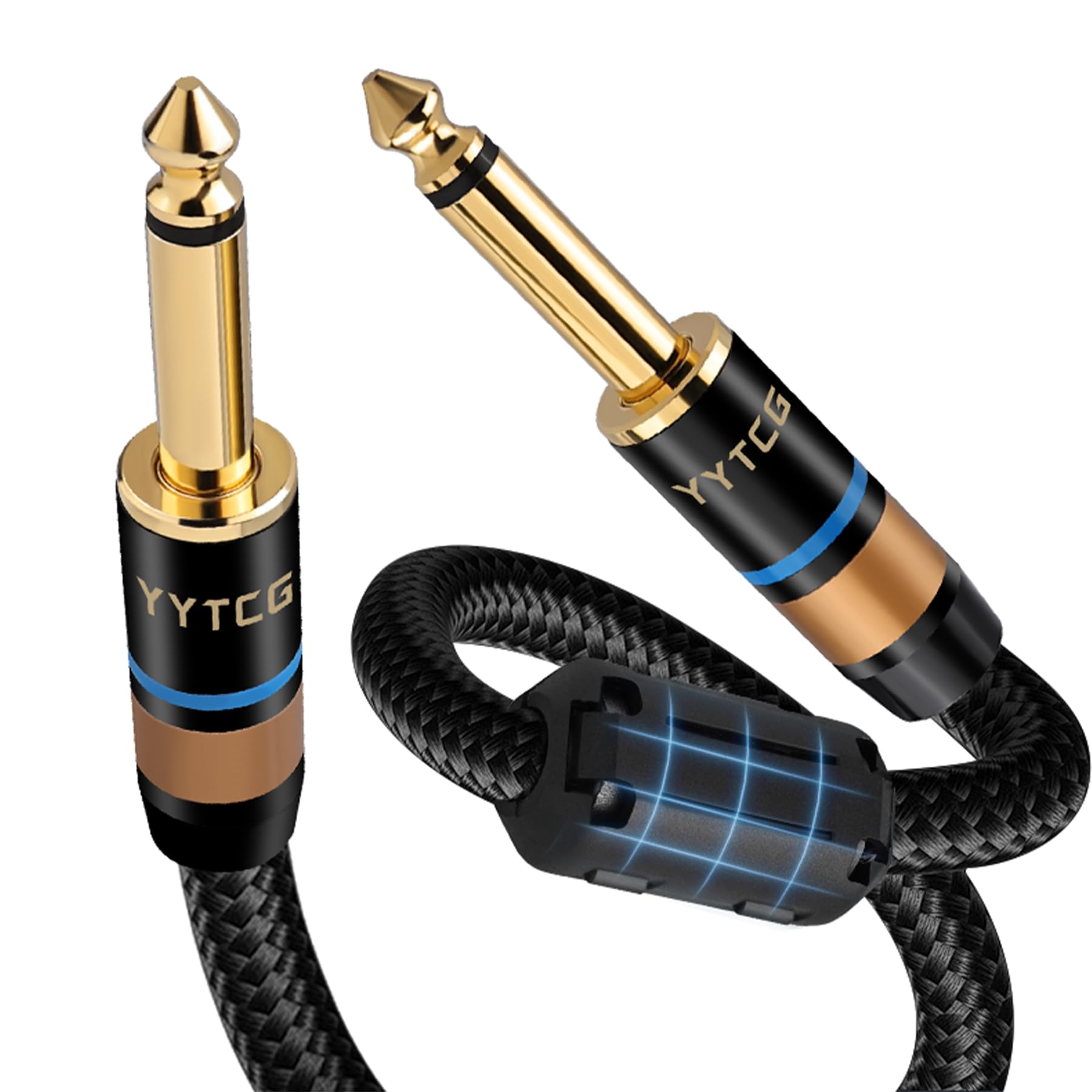 Premium Guitar Cable - 26ft OFC Shielded -1 Premium Guitar Cable - 26ft OFC Shielded -1