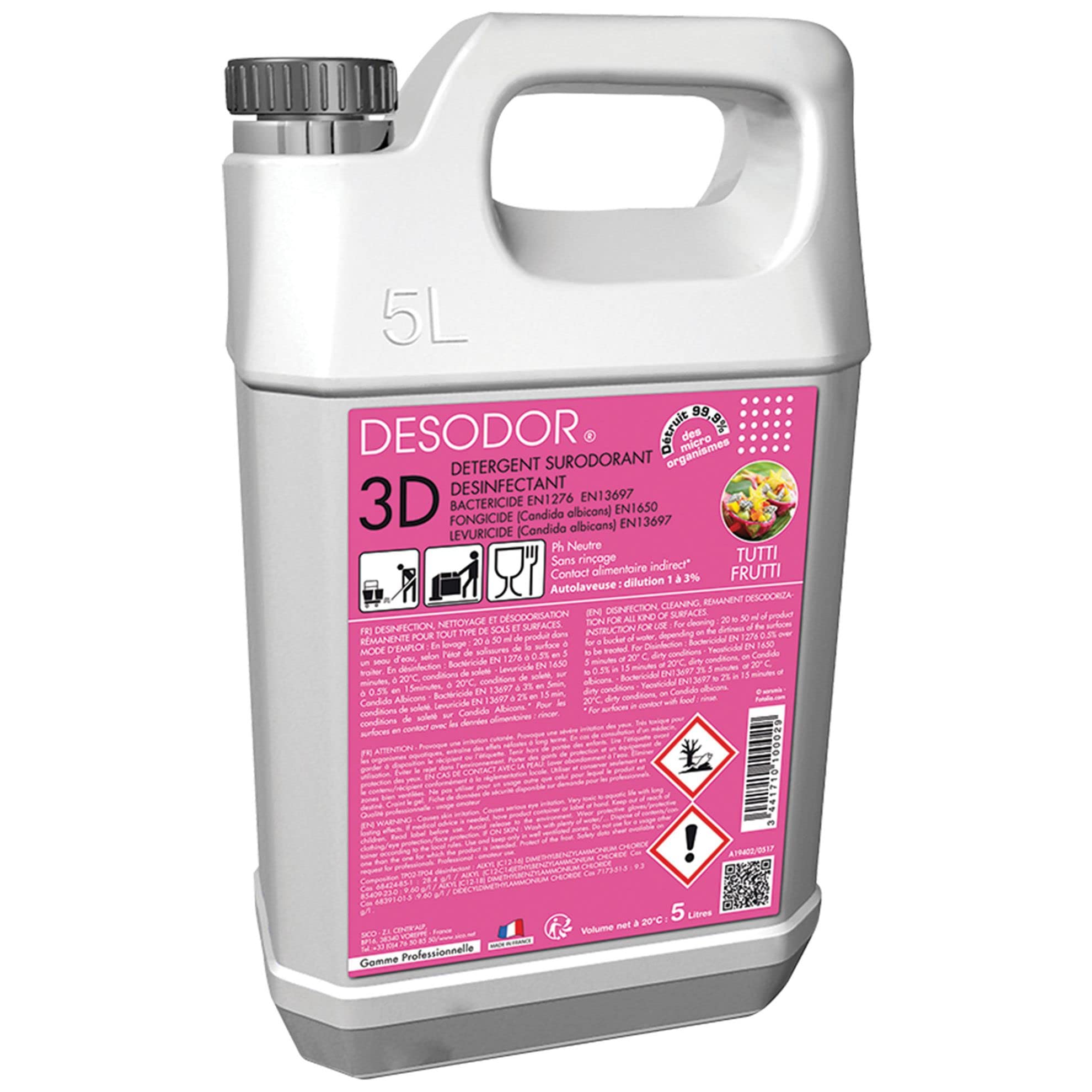 DESODOR 3D Tutti Frutti 5L