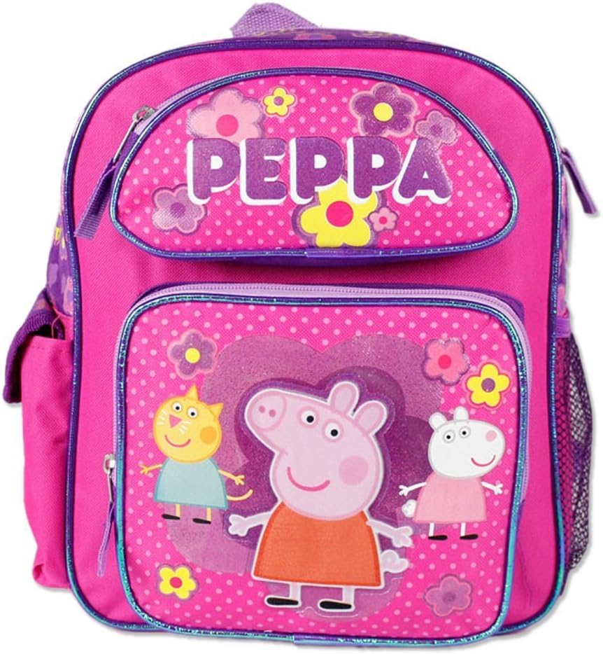 Small Backpack - Peppa Pig - Pink School Bag New 107448-3