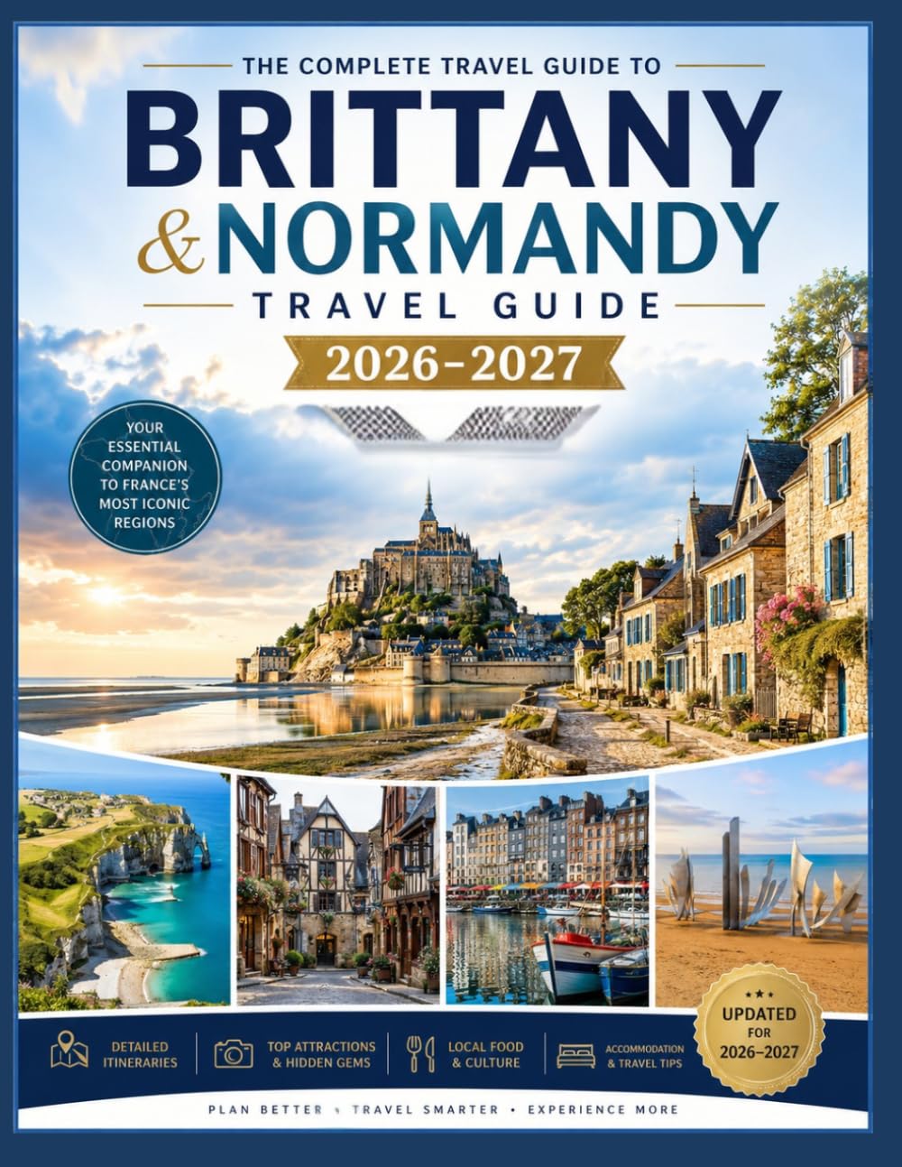 Brittany and Normandy Travel Guide 2026–2027: The Ultimate Journey Through France's Atlantic Coast and Historic Heartland with Charming Villages, ... Regional Cuisine, Hidden Gems, Detailed