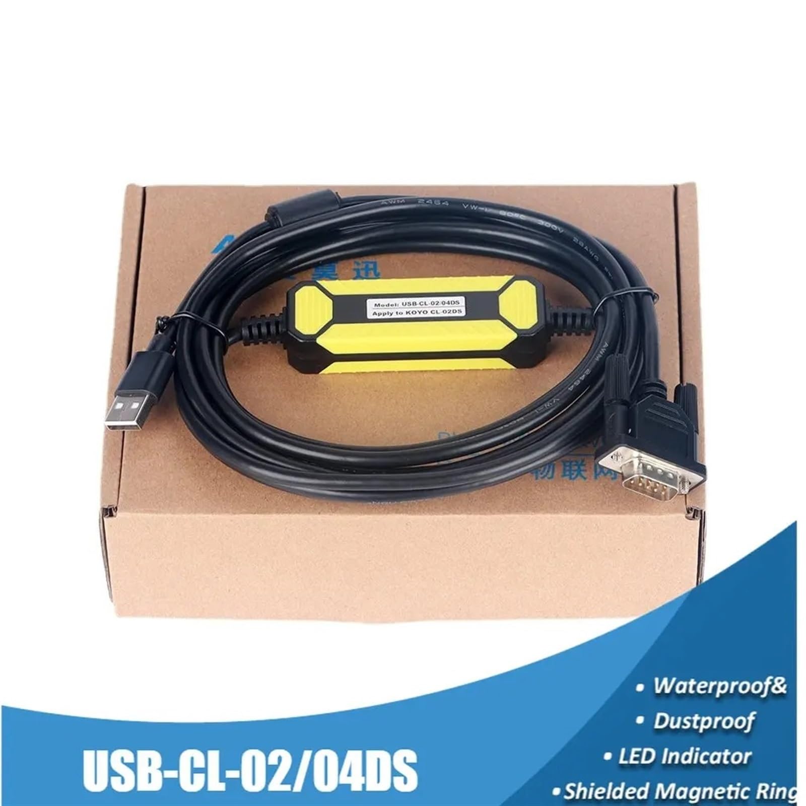 JDOUNFMO USB-CL-02/04DS Suitable for CL-02DS 04DS Series Touch Screen Cable HMI USB Communication Download