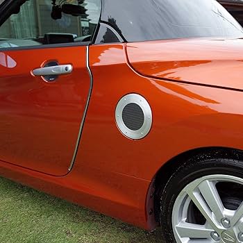 コペン ブラックメッキグリル 給油口カバー コペン ブラックメッキ