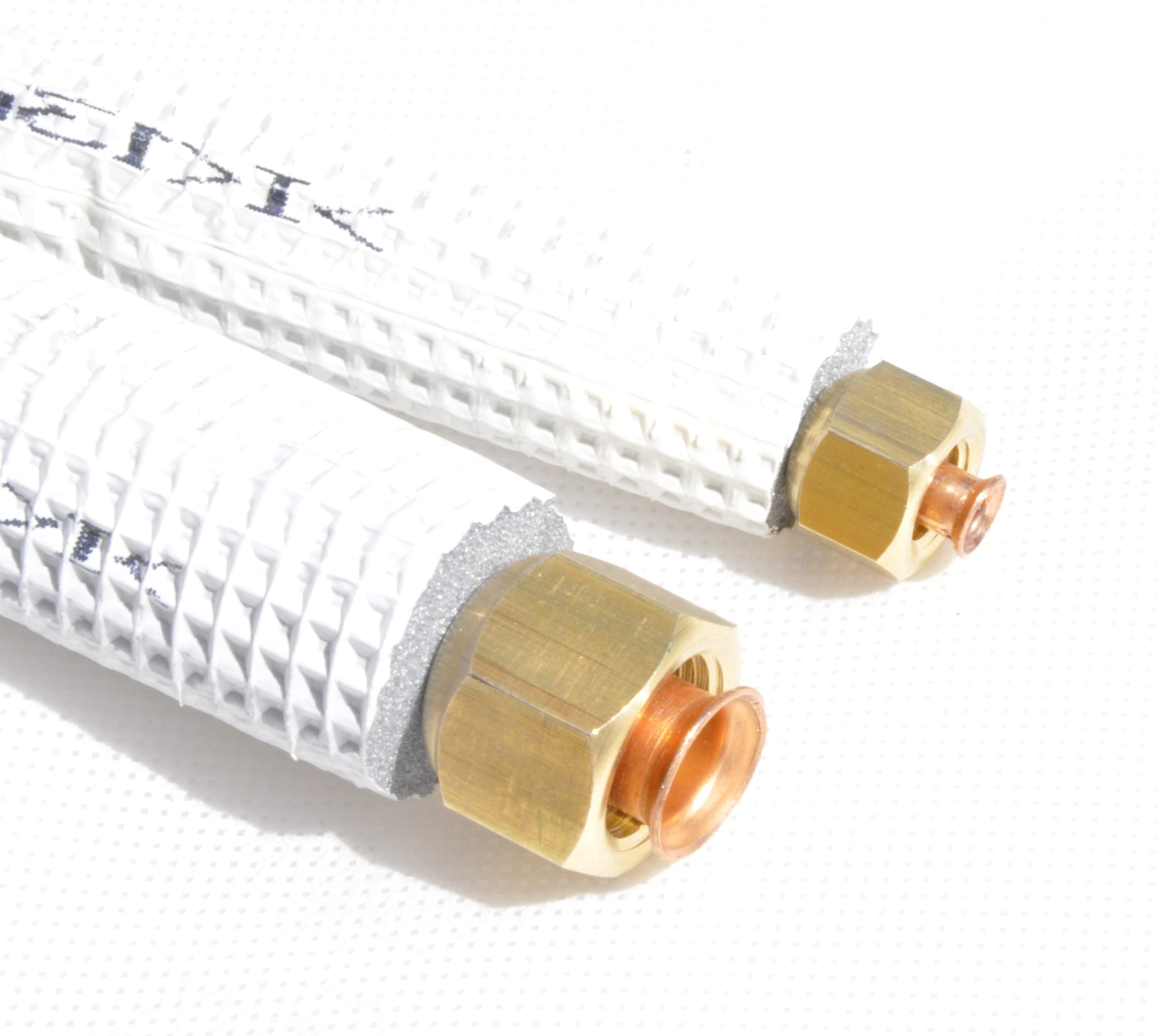 SYSTERM Kältemittelleitung Kupferrohr Isoliert 1/4" + 1/2" 2m R32 R410A R407C