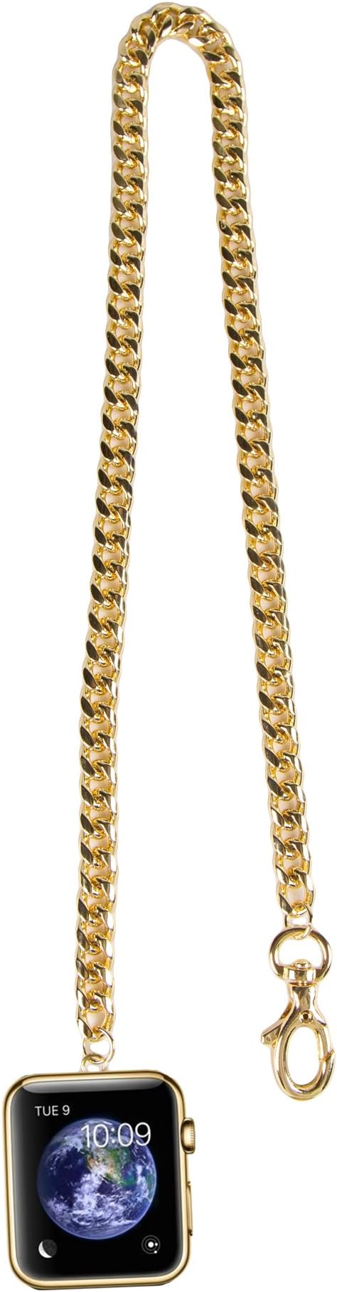 Apple Watch Case with Necklace (Gold-Tone Pocket Watch, 38mm)