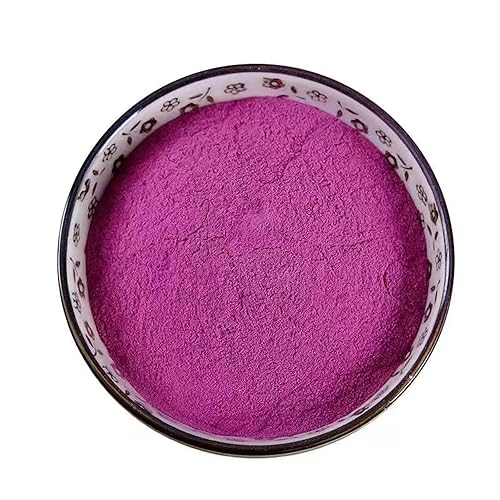 Polvo de patata morada Polvo de ñame morado sin OMG Almidón comestible morado horneado Patata morada en polvo de batata morada 4.23 oz (4.23 onzas)