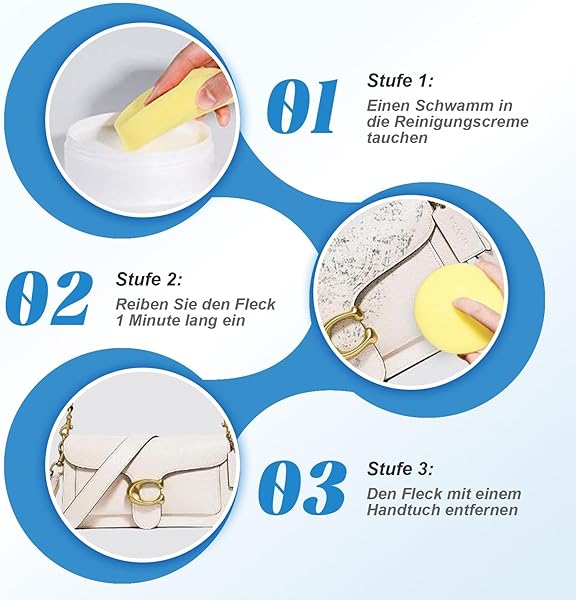 Schuhe Reinigungscreme, 2026 Neu Sneaker Reiniger Wildleder Reiniger und Schuhreiniger Weiße Schuhe, Multifunctional Trockenreinigung Weisse Schuhreiniger für alle Oberfläch (1 Stück) - 5