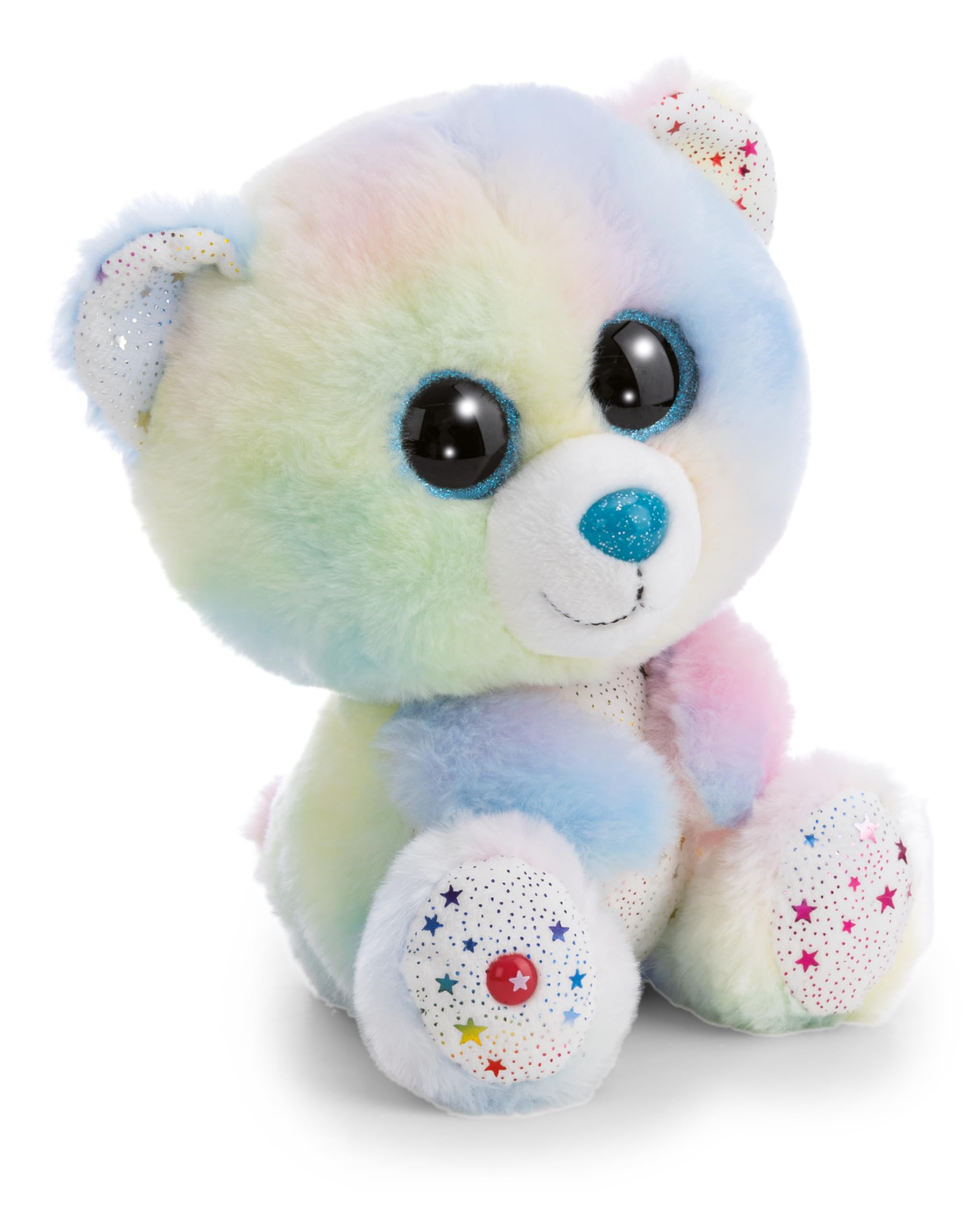 NICI GLUBSCHIS Snoomi the Rainbow Bear, Stuffed Animal Made of Soft Plush, Cute Plush Toy for Cuddling and Playing, for Children and Adults, Great Gift Idea, 25 cm, Colourful โ 63059 โ image 1