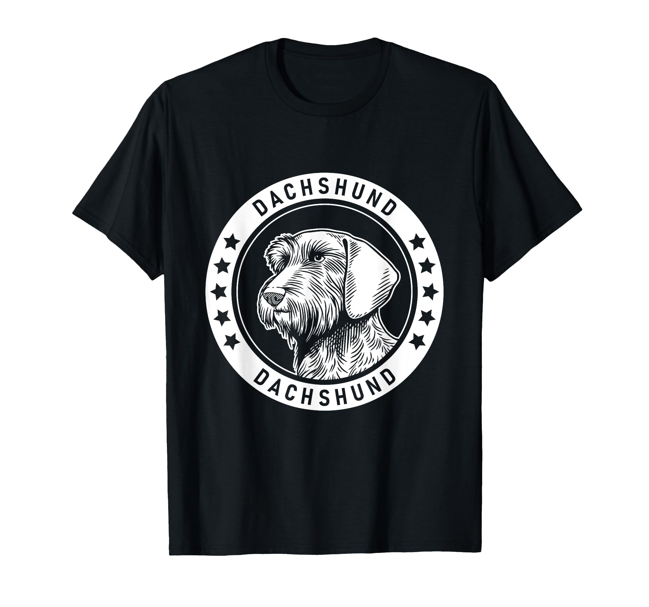 新品　未使用　ダックス　Tシャツ ダックスフンドがマックス憤怒 / ゴケ ( touminsitemitai )の