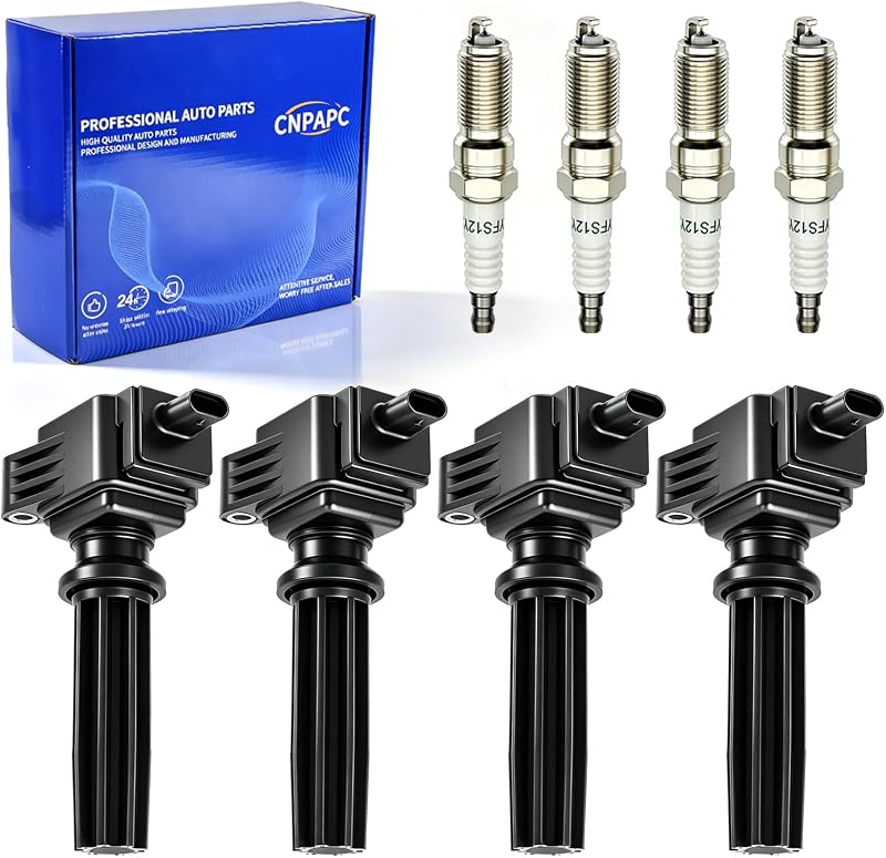 Jogo de 4 bobinas de ignição UF670 CNPAPC para Ford 2.0L L4 – 4 unidades