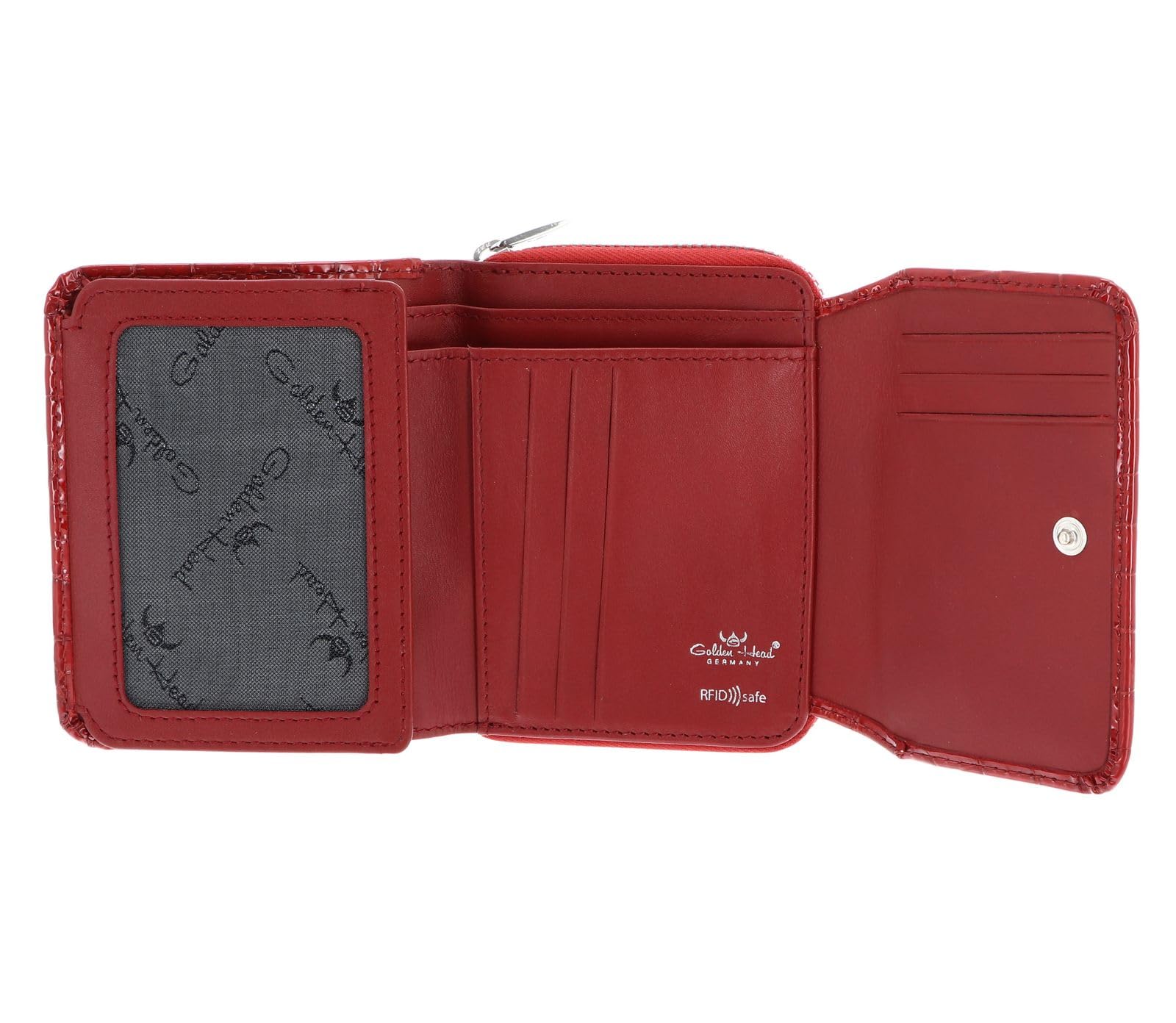 Golden Head Cuero Monedero Cayenne RFID Protect RV-Börse 3316 Kirsche Rojo