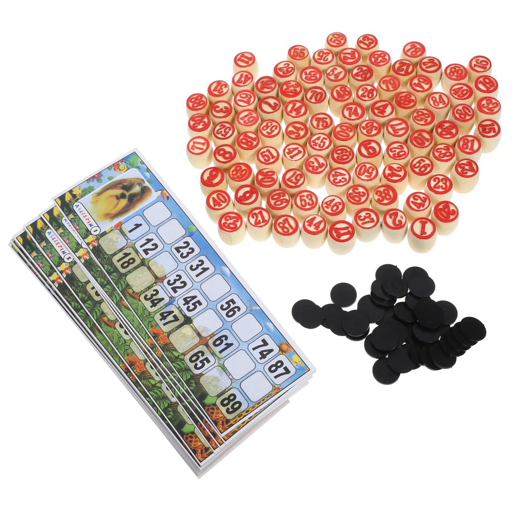 Gioco Numerico in Legno Set 1 Lotto Russo per Adulti
