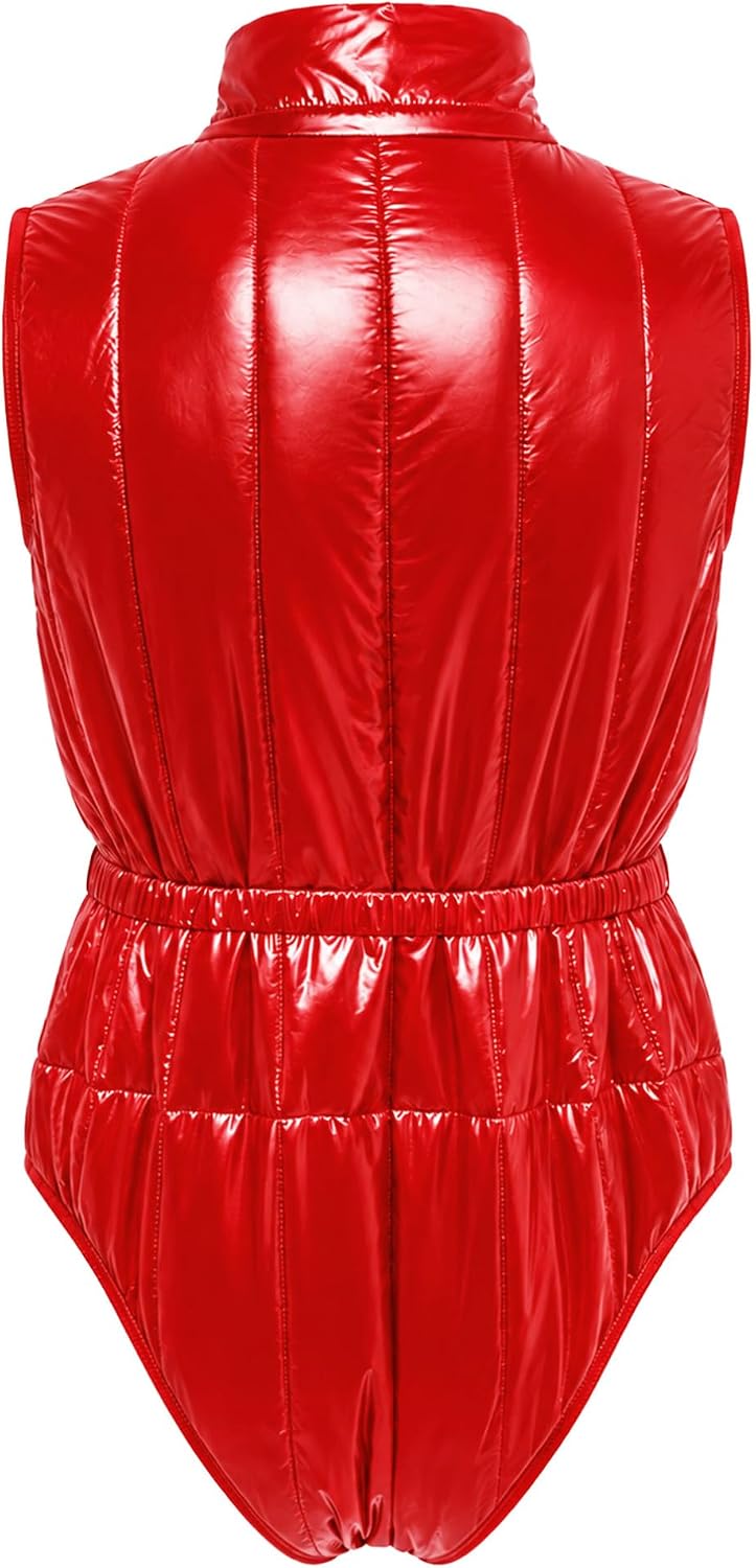 YiZYiF Men Padded Diaper Cover Ski Winter Puffer Bodysuit