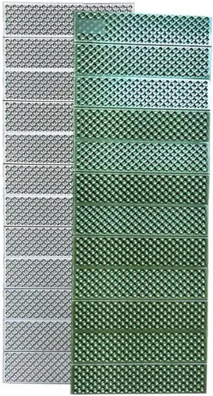 Aluminium Sleeping Mat Double-Sided Aluminum Foil Camping Mat - Egg Crate Sleeping Pad for Outdoor/Hiking, Waterproof & Insulated