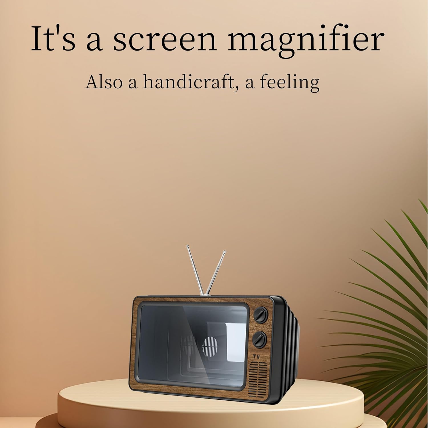 12" Screen Magnifier for Cell Phone, Gifts for Dad - 3D HD Magnifier for Movies, Videos and Games, Retro TV Screen Enlarger for All Smartphones