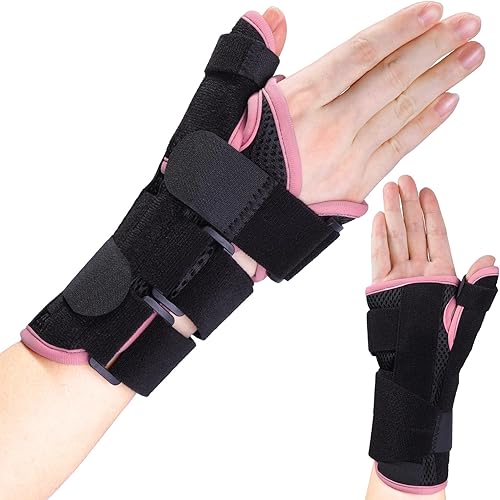 Lefeke Thumb and Wrist Brace Thumb Spica Splint for Right Hands, Wrist Brace wit