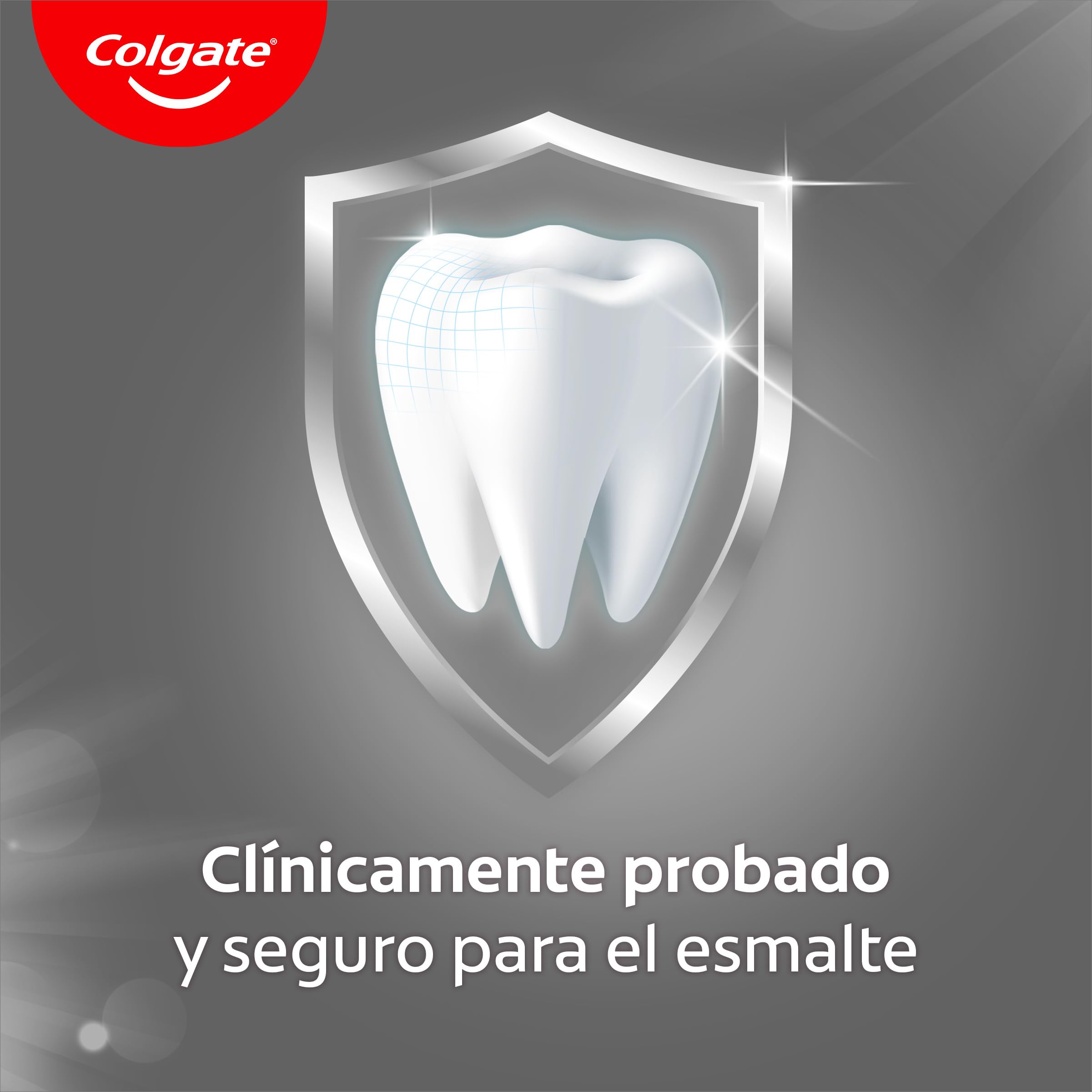 Colgate - Pasta de dientes Advanced White con Bicarbonato y Ceniza Volcánica, Pack 12 x 75 ml, Dientes más blancos en 7 días, clínicamente probada para eliminar las manchas superficiales
