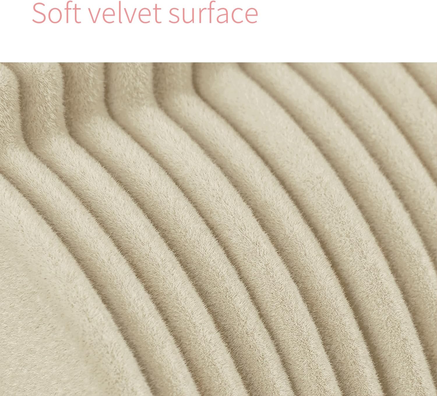 ManGotree Baby Velvet Clothes Hangers, Kids Toddler Children's Hangers for Clothes Space Saving Non-Slip (30 Pack, Beige) - Image 4