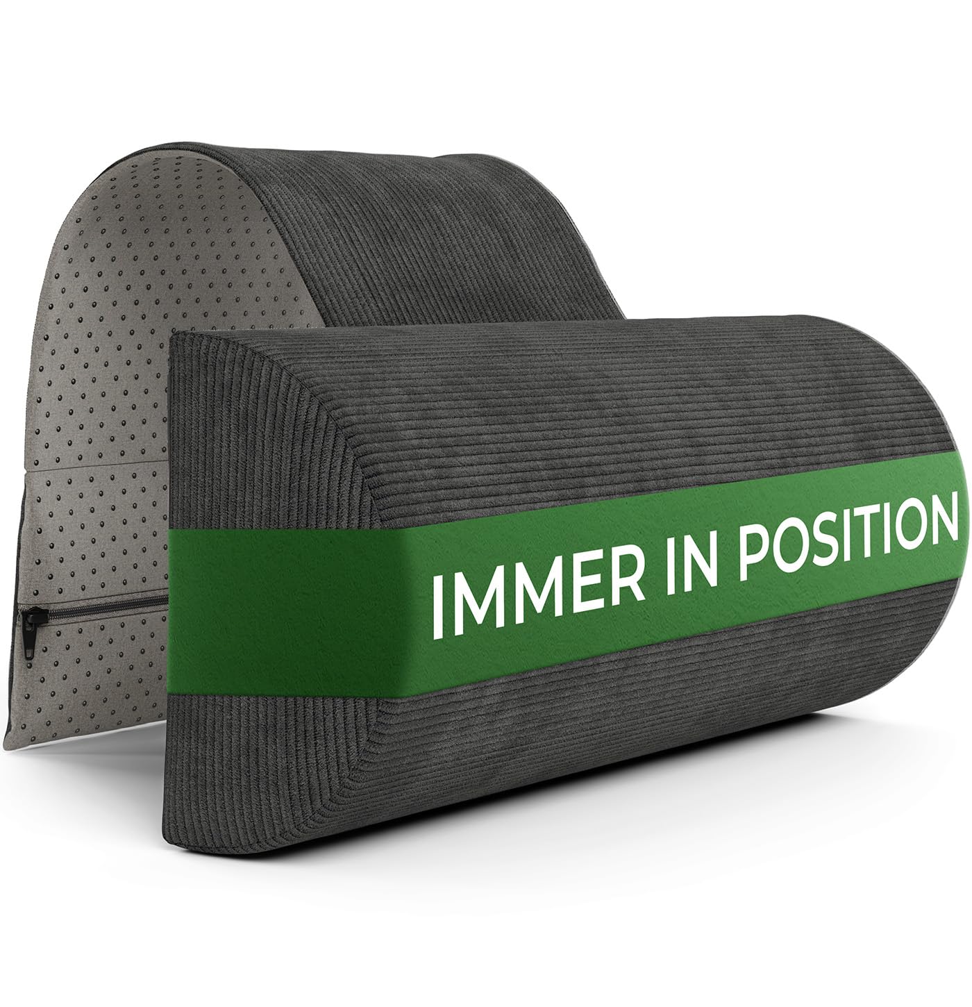 Nackenrolle für Sessel mit Gegengewicht 100% Memory Schaum, Nackenkissen Sofa Couch hängend, Nackenstütze Kopfteil Bett, ergonomisches Kopfkissen