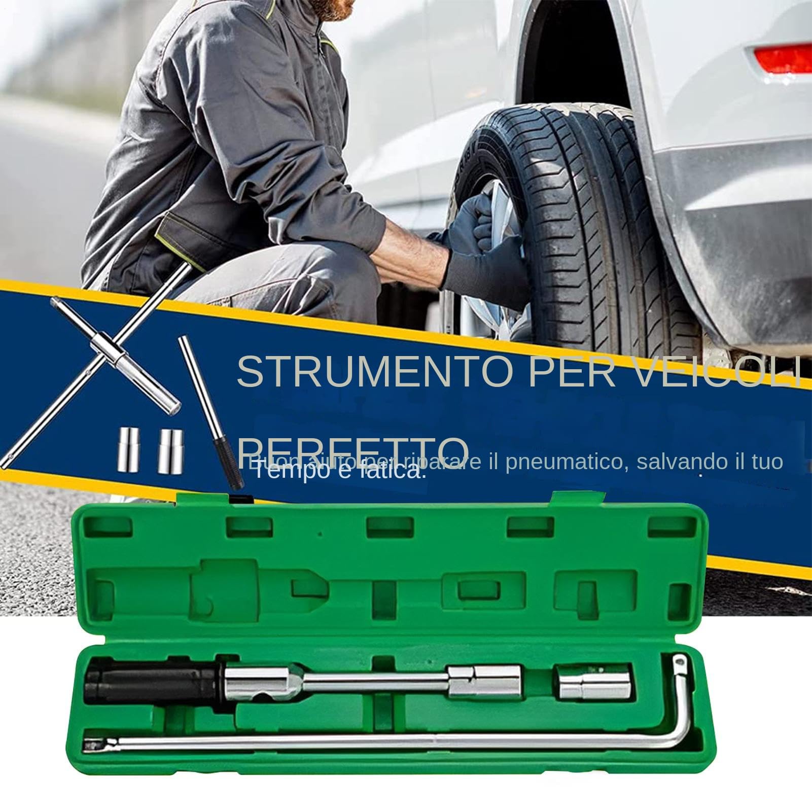 Chiave per Dadi delle Ruote Socket Di Rimozione 4 Vie Per Dado Della Ruota