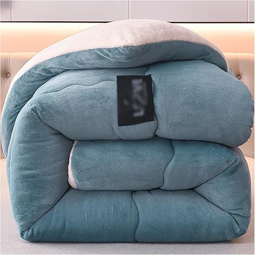 Edredón de invierno, edredón de plumón, edredón de cachemira, edredón grueso y cálido, edredón de invierno de tamaño doble para cama y sofá, tamaño