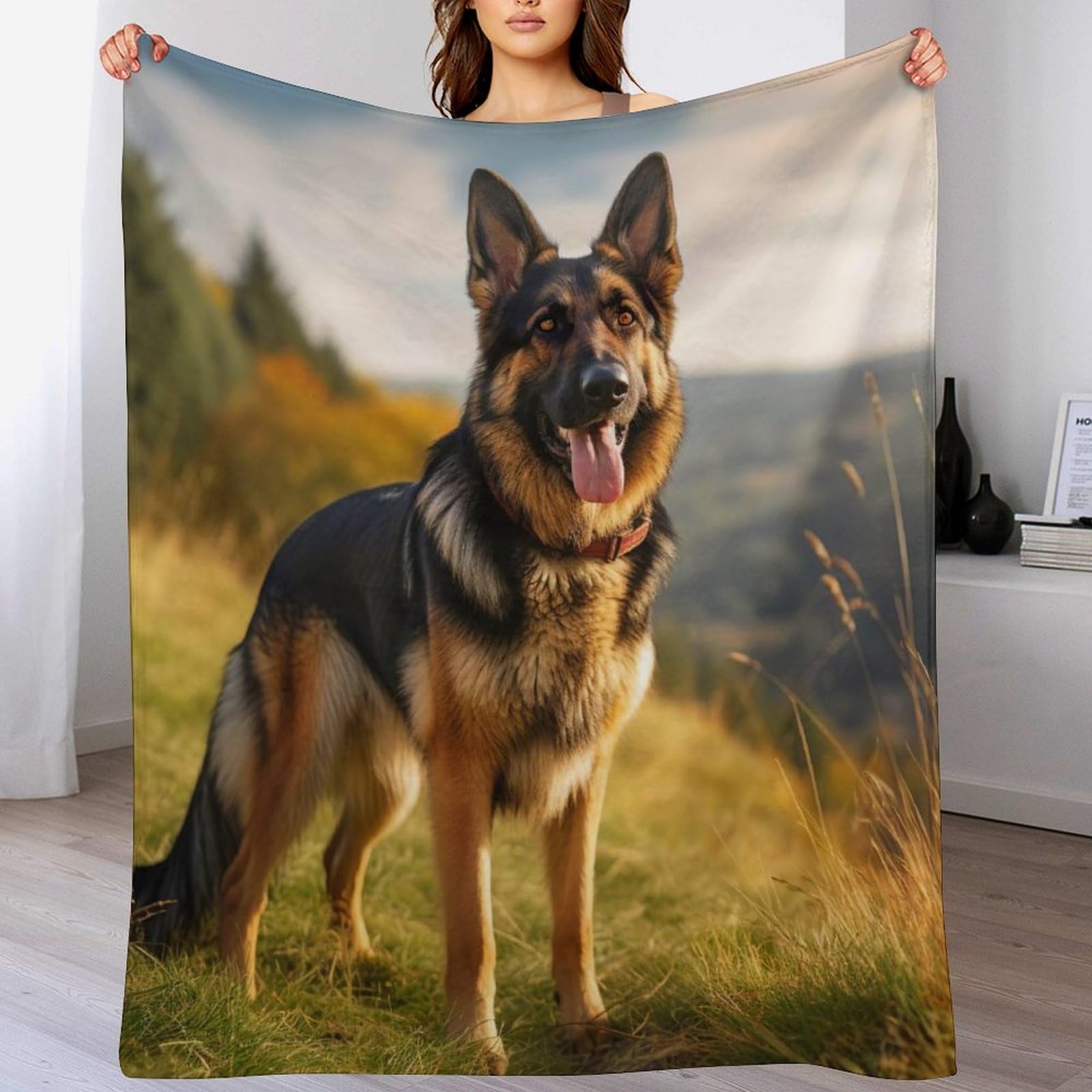 Couverture moelleuse chien anti-poils pour protéger votre canapé en hiver