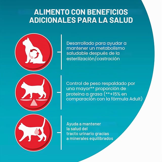 Foto 3 de 6 de PURINA One Bifensis Esterilato Comida Seca para Gatos esterilizados, Rica en Pollo, 1 Unidad (5,7 kg)