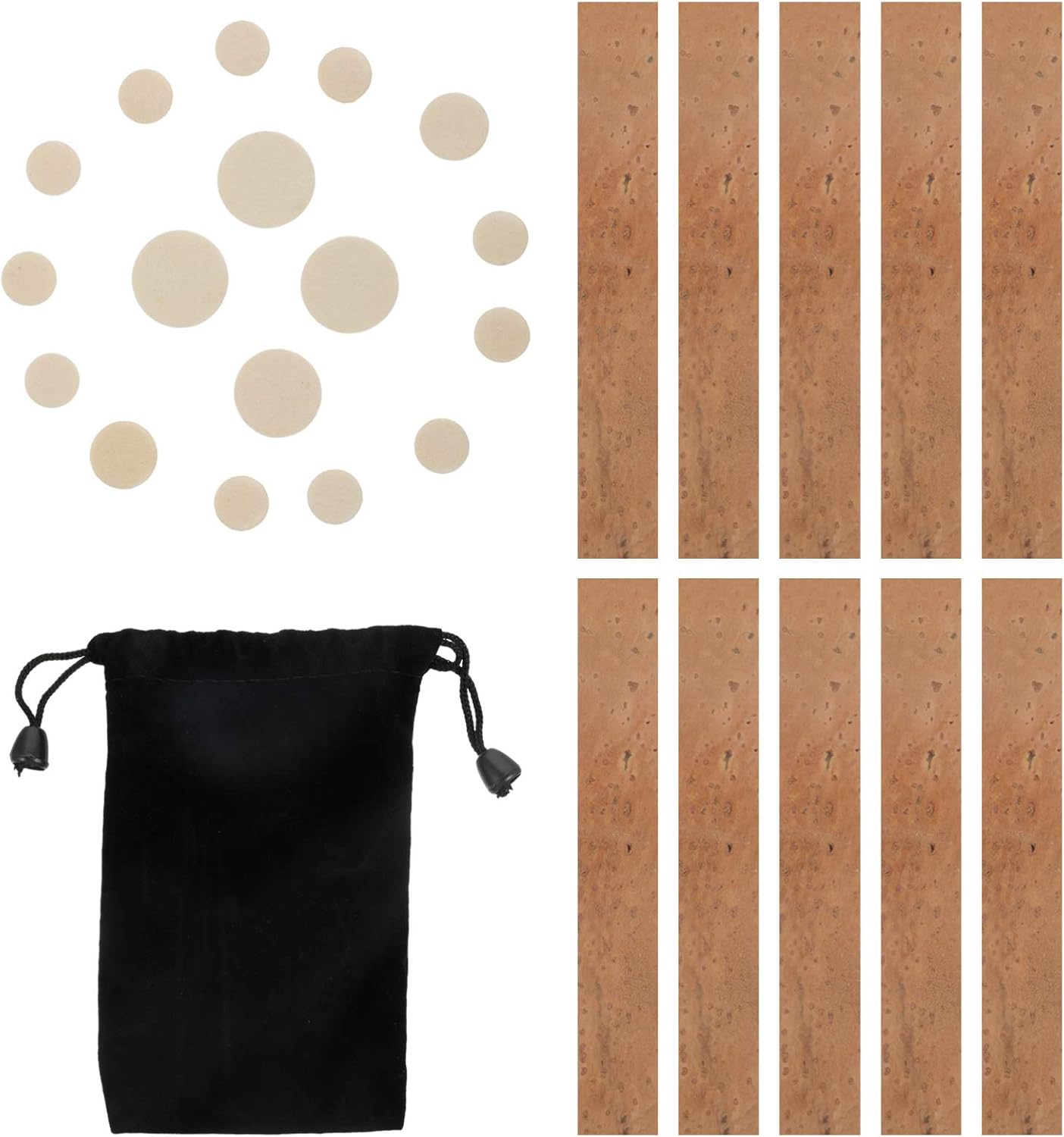 ERINGOGO 3sets Woodwind Reing Bag Natural Joint with Kits Re Bb Storage, Includes Clarinet Bag, Instrument Pads, Corks, Accessories Pads Kit Pad Parts for Cork Neck Replacement : Musical Instruments