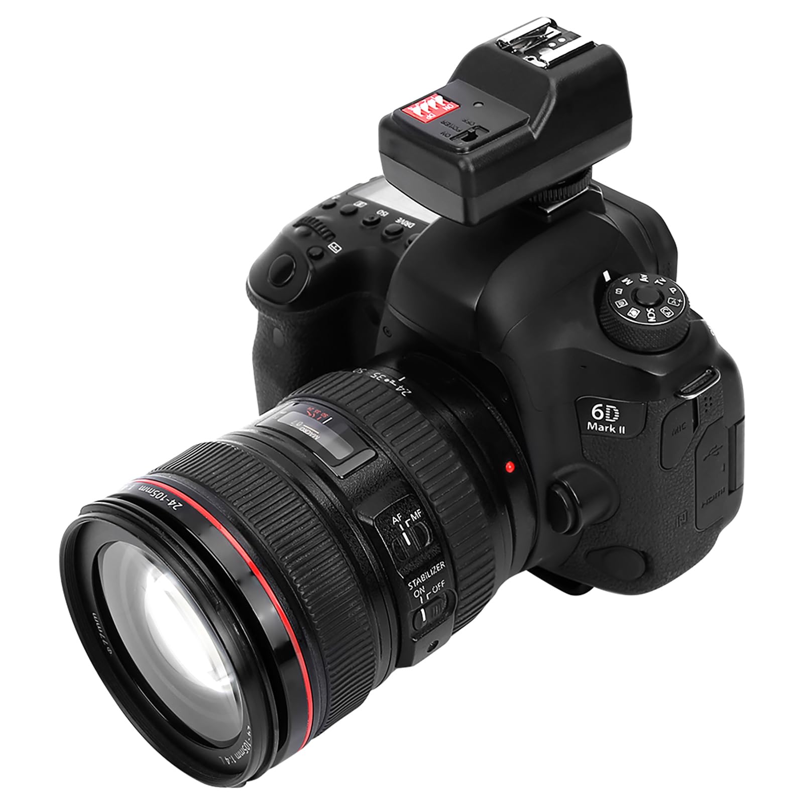 Trigger Flash Wireless 16 Canali con 1 Trasmettitore, 2 Ricevitori, 1 Cavo di Sincronizzazione, compatibile con Pentax e Altre Unità Flash