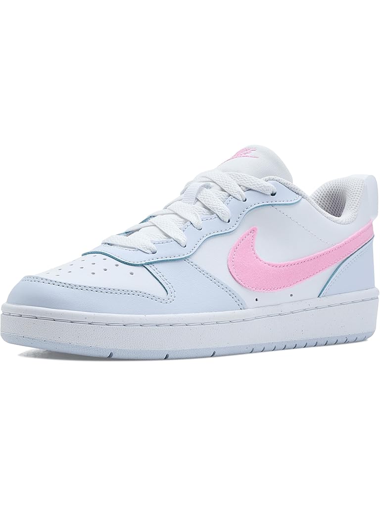 Pink Nike Court Borough Low Essential+ (Big Kid)