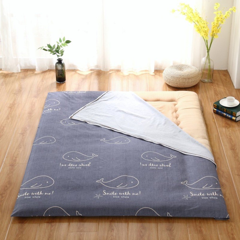Housse matelas tatami 100x200 pour lit futon et surmatelas
