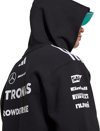 adidas Men's MERCEDES - AMG PETRONAS FORMULA ONE TEAM TEAM HOOD MEN