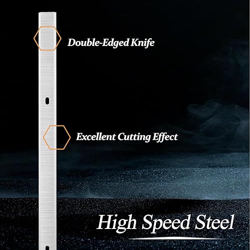Miniatura 5 de Cuchillas cepilladoras HSS de 12-12 pulgadas para Delta 22-560 22-562 22-565 TP305 TP400LS, Grizzly G0663, Wen 6550, POWERTEC PL1252, Porter Cable