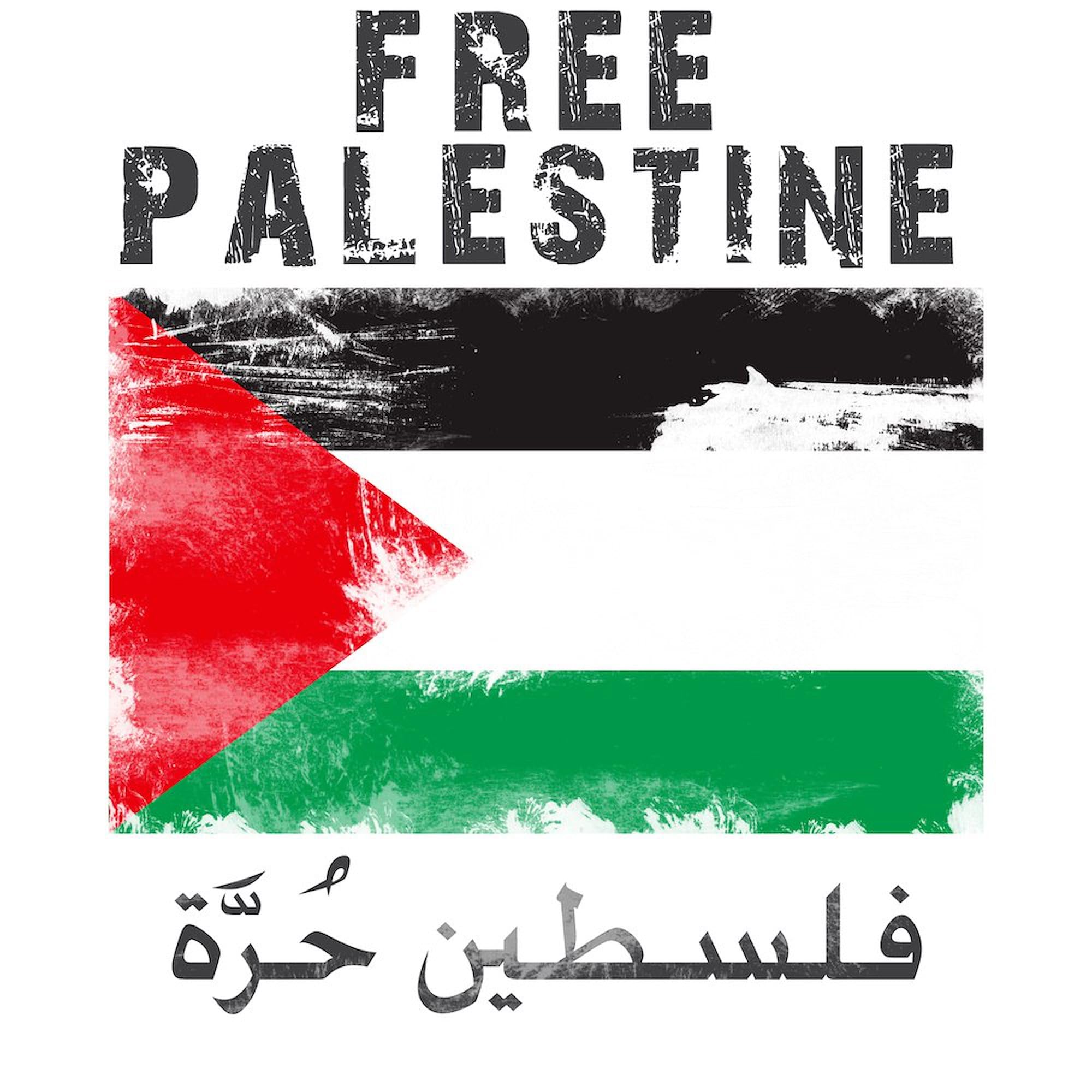 CafePress Free Palestine (Filistin Hur Sticker Oval Car Bumper Sticker
