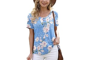Soft and Breathable Floral Tunic Tops for Ageless Beauties: Enhance Your Wardrobe Today!