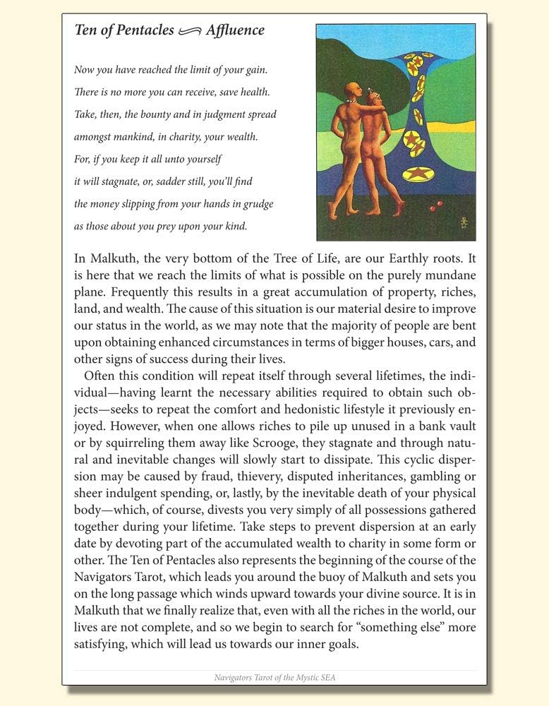 Navigator of The Mystic Sea Deck & Book Set