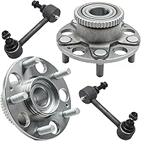 Vista 12 de Detroit Axle - Kit de suspensión de 14 piezas para Jeep Liberty 2006-2007, 2 cubos de rodamiento de ruedas, 2 brazos de control superior, 2 rótulas