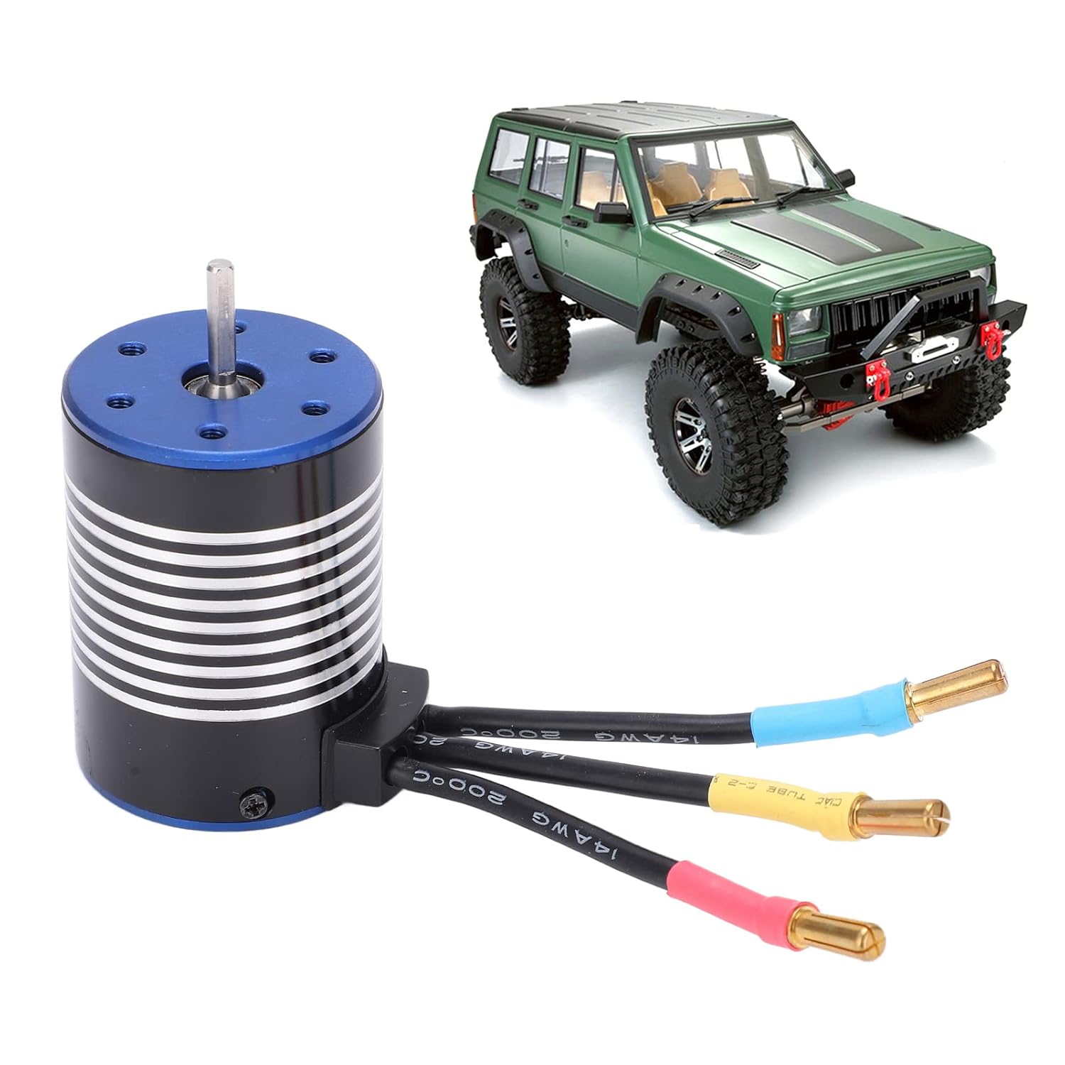 3650 3500KV Impermeable Sensorless Brushless Motor for 1/10 RC Car Replacement
