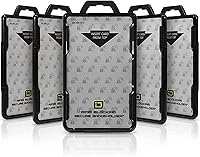 Vista 9 de ID Stronghold - Soporte seguro para tarjetas de identificación con bloqueo RFID - Duolite 2 tarjetas - Policarbonato - Soporte de plástico duro