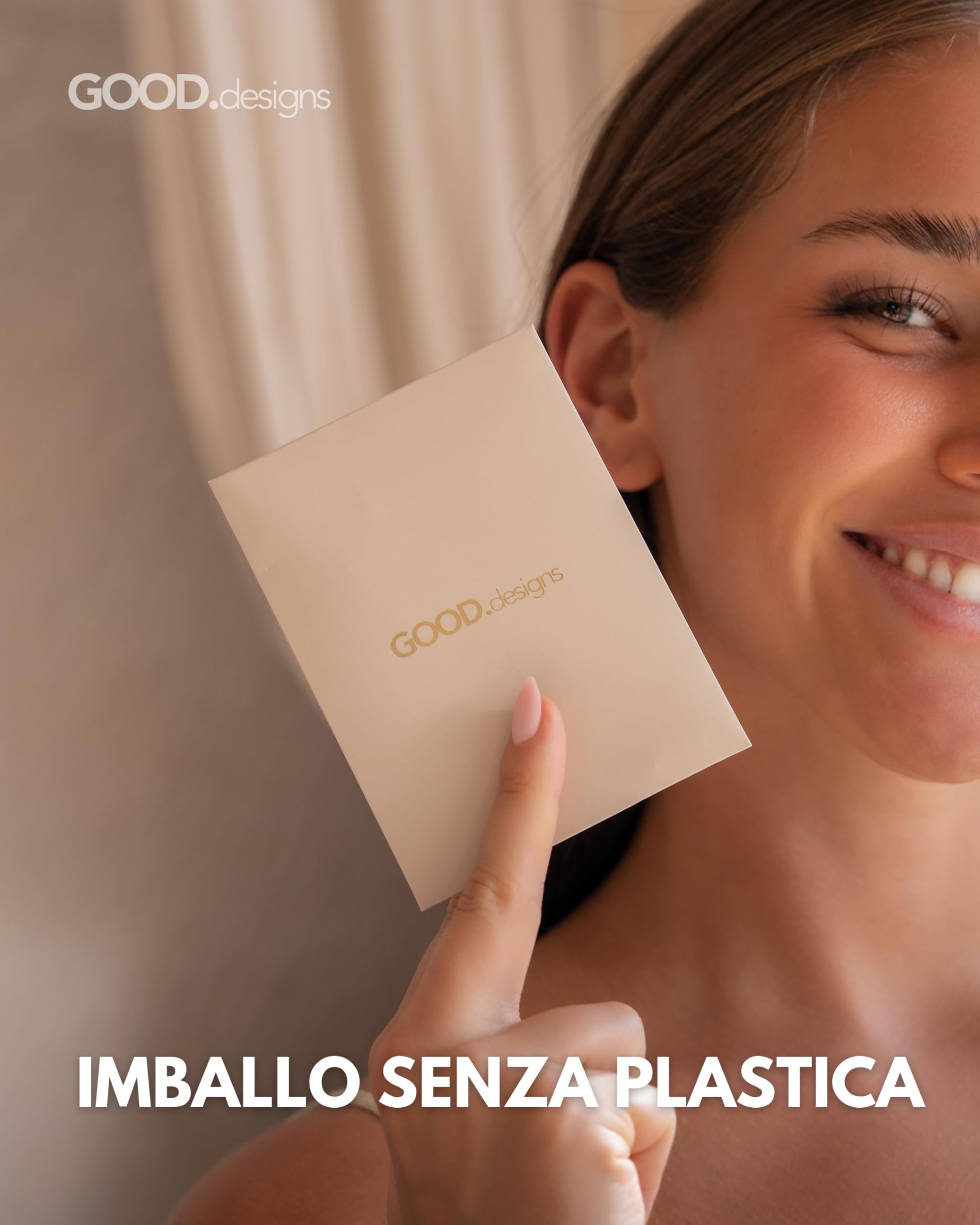 GD GOOD.designs Cavigliere da donna | Cavigliera a più fili in acciaio inox placcato oro 18K, oro rosa o oro bianco - Impermeabile e regolabile (22-27 cm)
