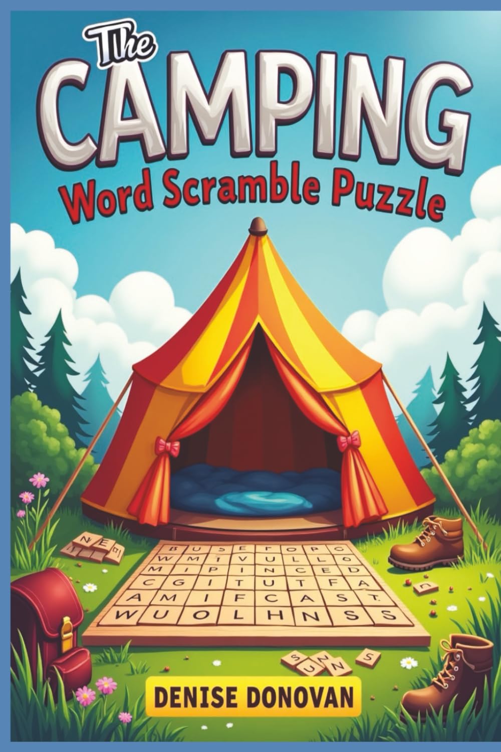 The Camping Word Scramble Puzzle