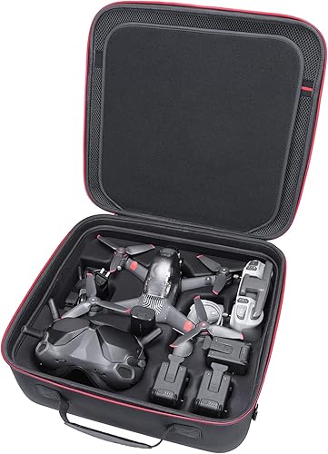 Miniatura 8 de RLSOCO Estuche rígido para DJI FPV Combo/Avata Pro Combo, se adapta a un conjunto completo de accesorios: para DJI FPV/Avata Pro (solo funda)