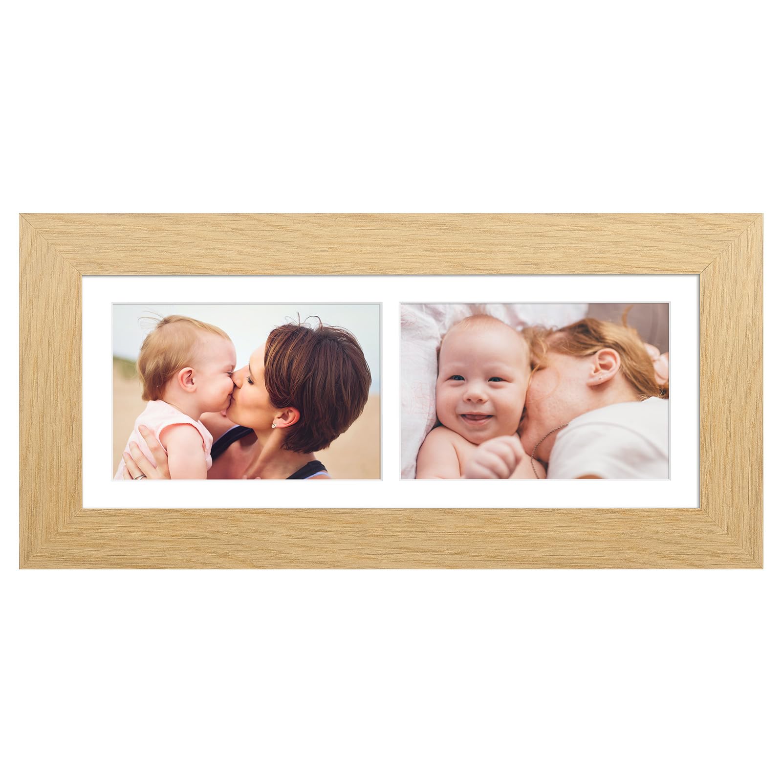 Photo 1 of **Similar item**
Gaevuian 11x17 Picture Frame Display 6 picture frame collage 4x6,Multi Photo Frame with Mat,Plexiglass,Wall Mount Decor,Natural Wood Grain
