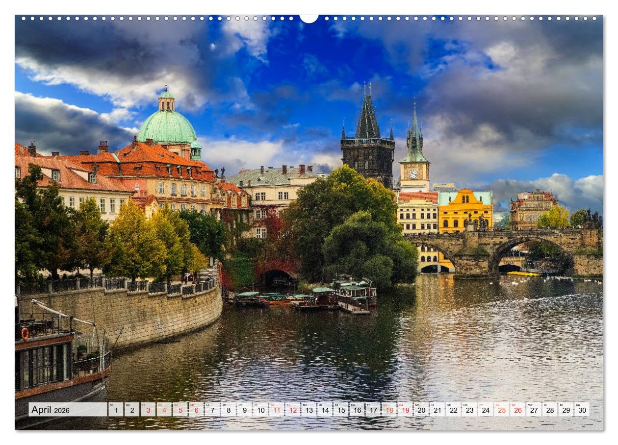 Europa Die Hauptstädte (Wandkalender 2026 DIN A2 quer), CALVENDO Monatskalender: Zwölf wunderschöne Bilder der schönsten Städte Europas (CALVENDO Orte)
